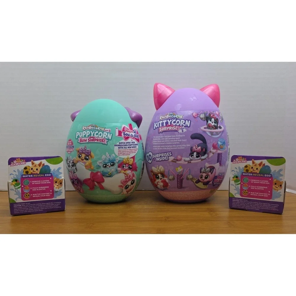 ZURU Rainbocorns Puppycorn & Kittycorn Surprise Egg Bundle Pack Factory Sealed